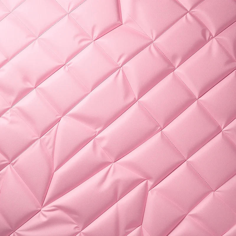 Pink Quilted Fabric Background