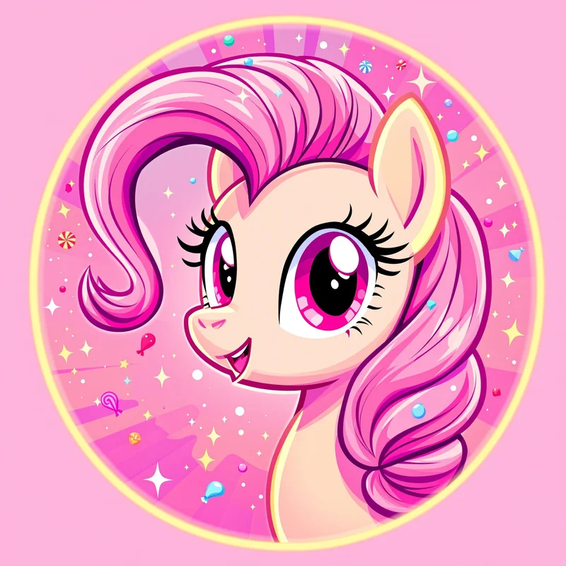 Pinkie Pie avatar profile image with playful expression