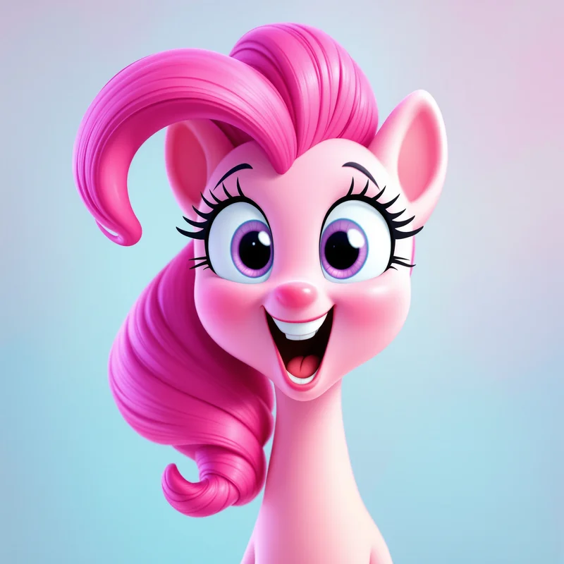 Pinkie Pie PFP with bright cartoon identity