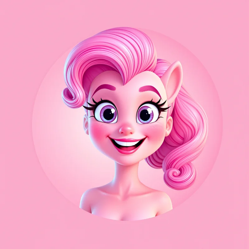 Pinkie Pie avatar profile image with playful expression