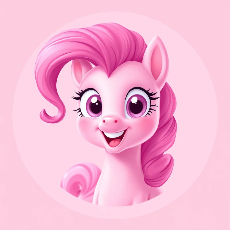 Pinkie Pie avatar portrait with fun personality