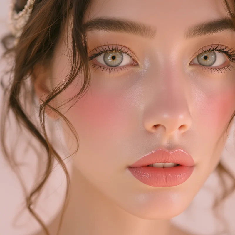 Pink PFP with pastel composition and strong identity focus