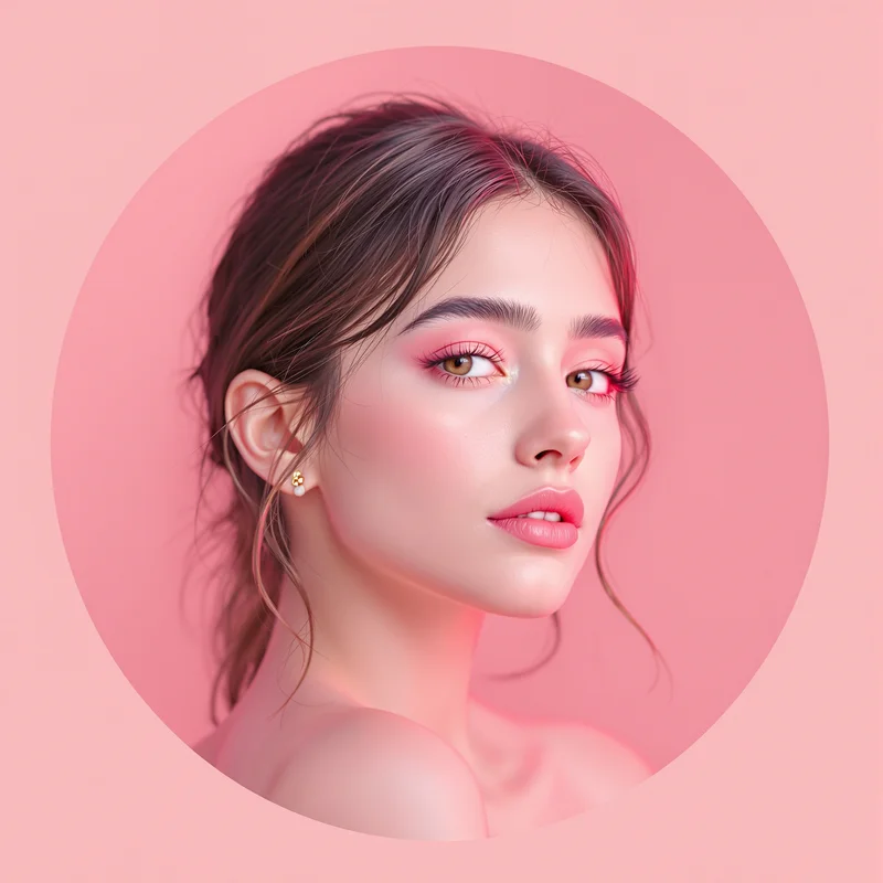 Pink PFP avatar with soft identity and strong profile readability