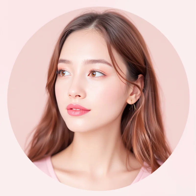 Pink PFP avatar with soft identity and strong profile readability