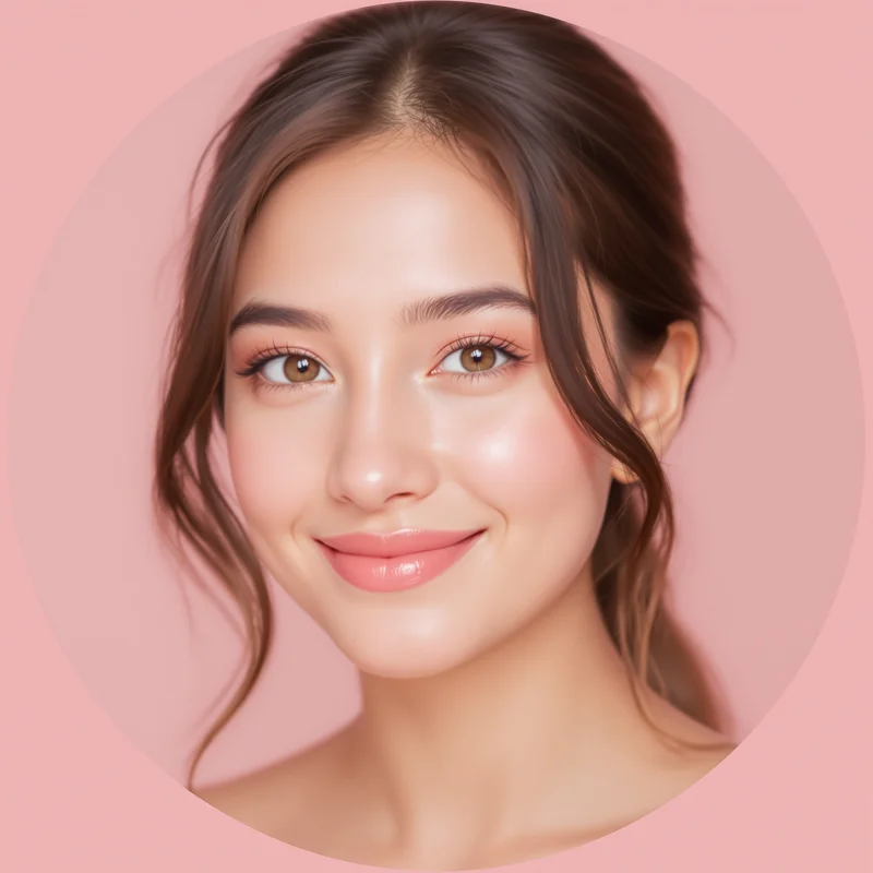 Pink PFP avatar with soft identity and strong profile readability