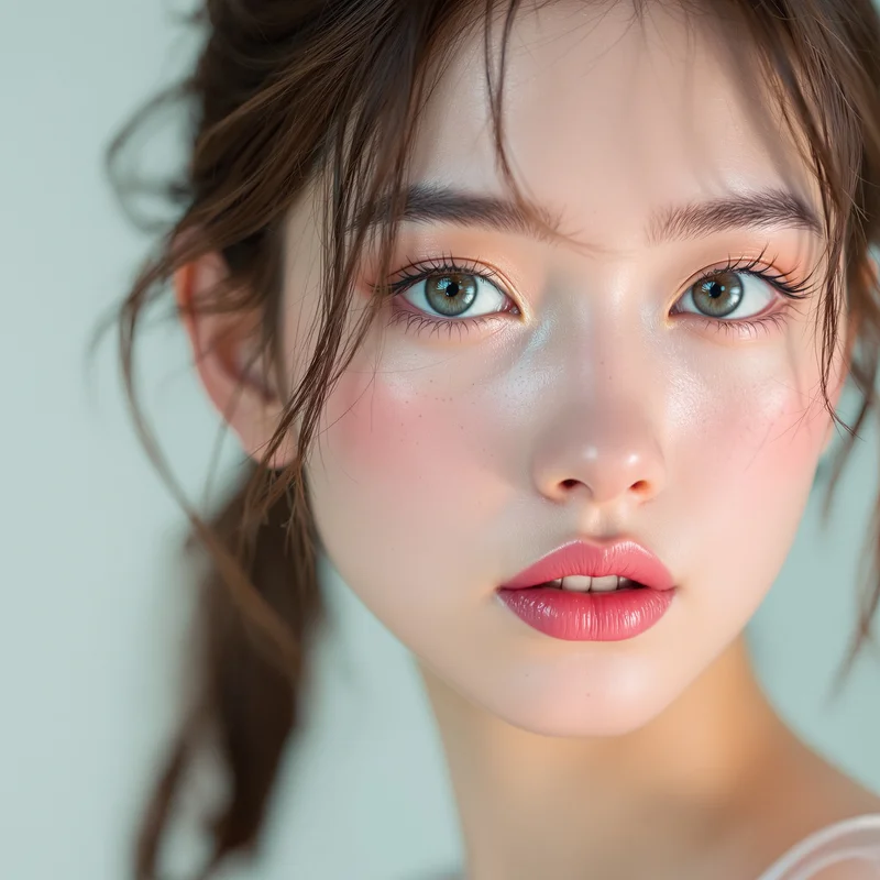 Pink avatar profile image with gentle expression and clear recognition