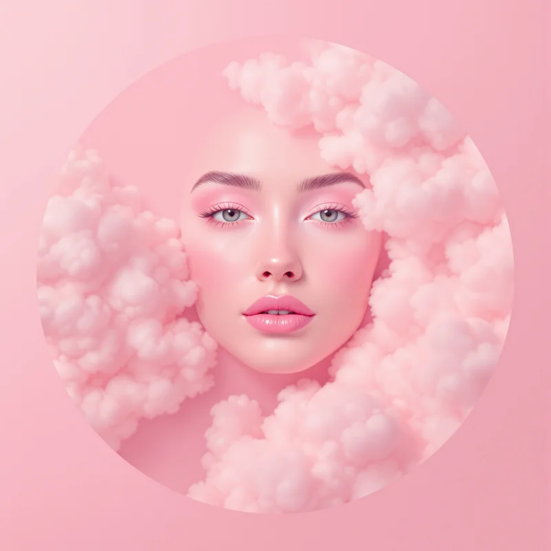 Pink PFP avatar with soft identity and strong profile readability