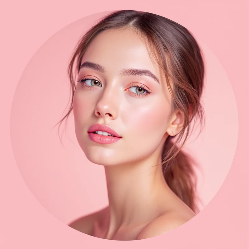 Pink profile image optimized for visibility, warmth, and recognition