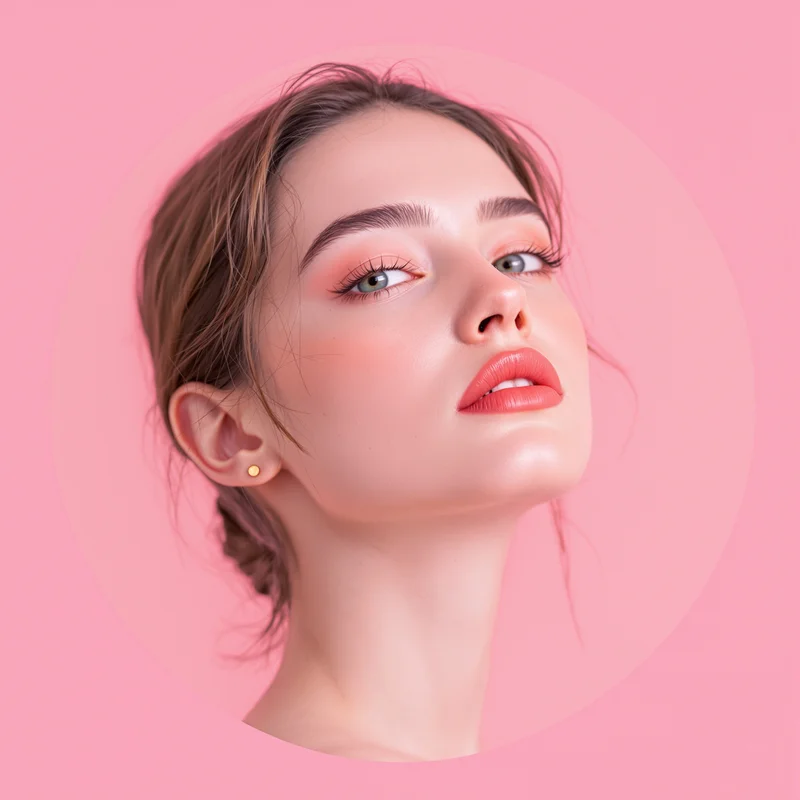 Pink profile image optimized for visibility, warmth, and recognition
