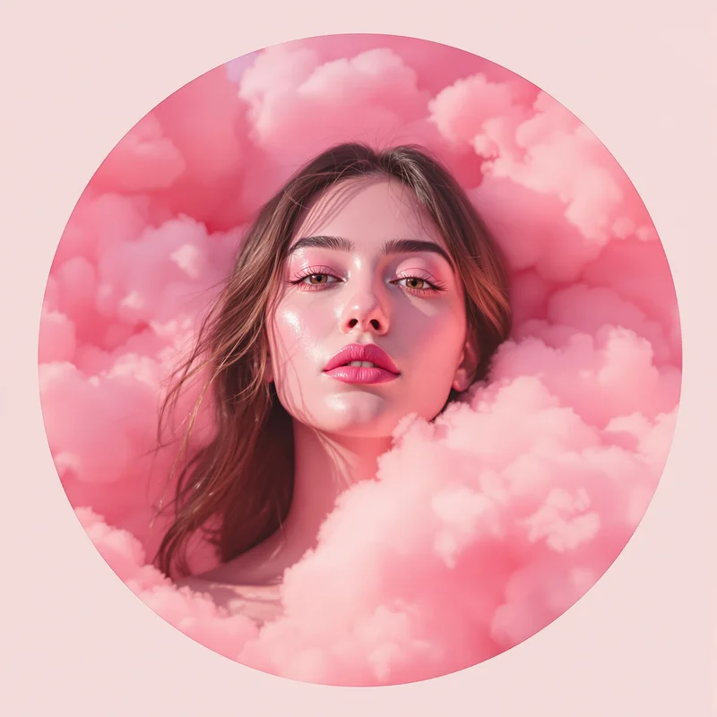 Pink profile image optimized for visibility, warmth, and recognition