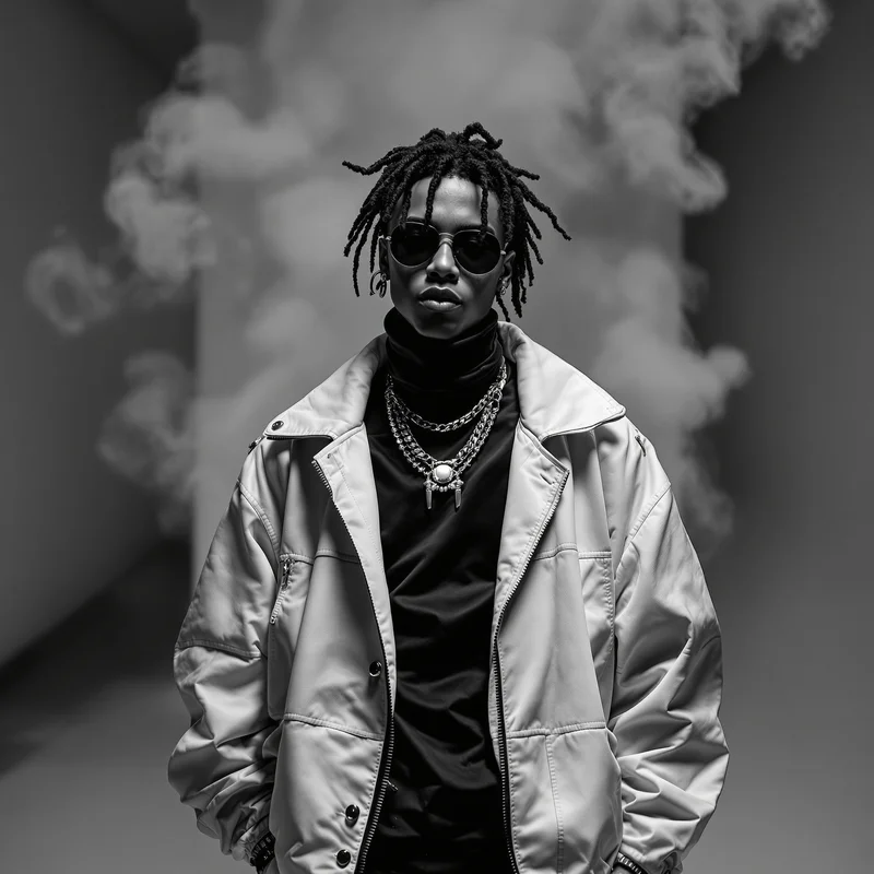 Black White Carti PFP.