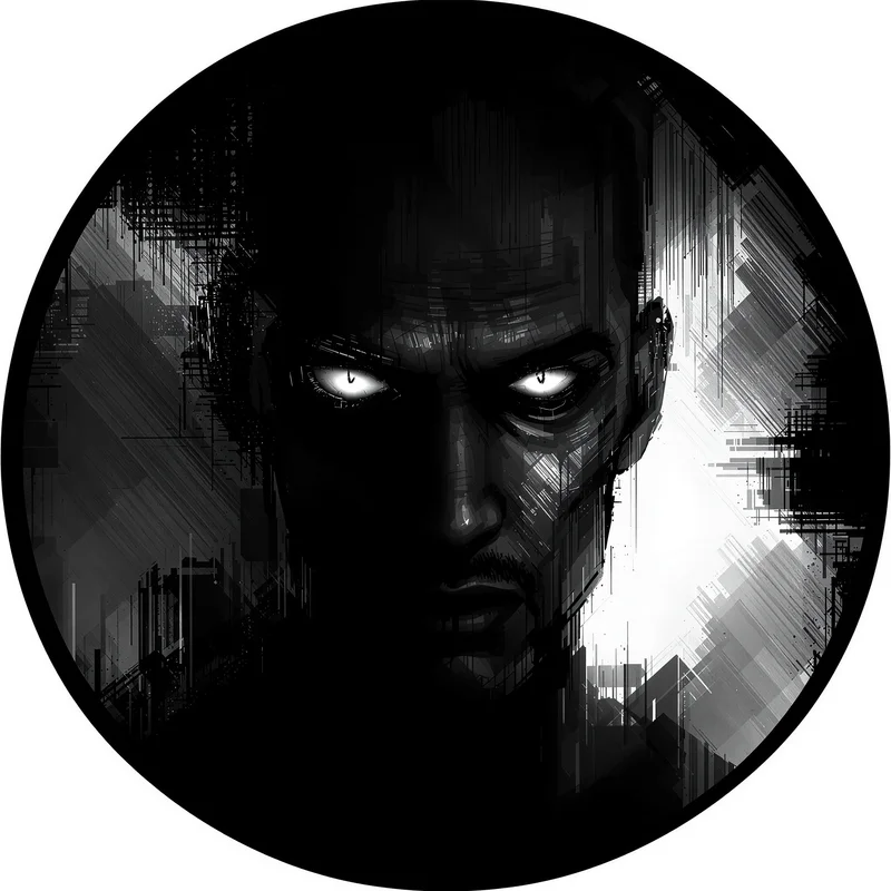 Playboi Carti avatar for profile use with black-red energy and memorable identity feel