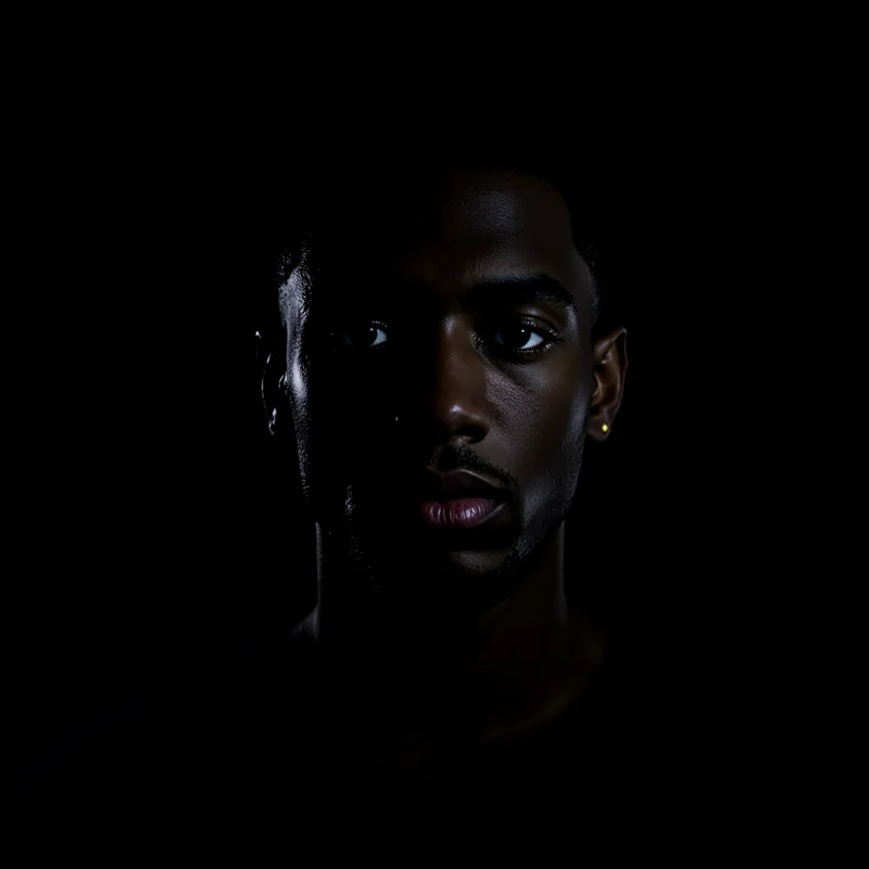 Playboi Carti profile image with low-light contrast and strong digital self-image function