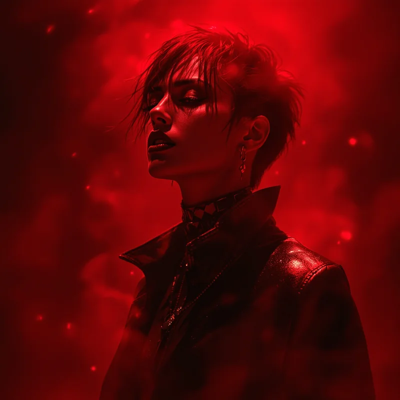 Red Vamp Carti avatar.