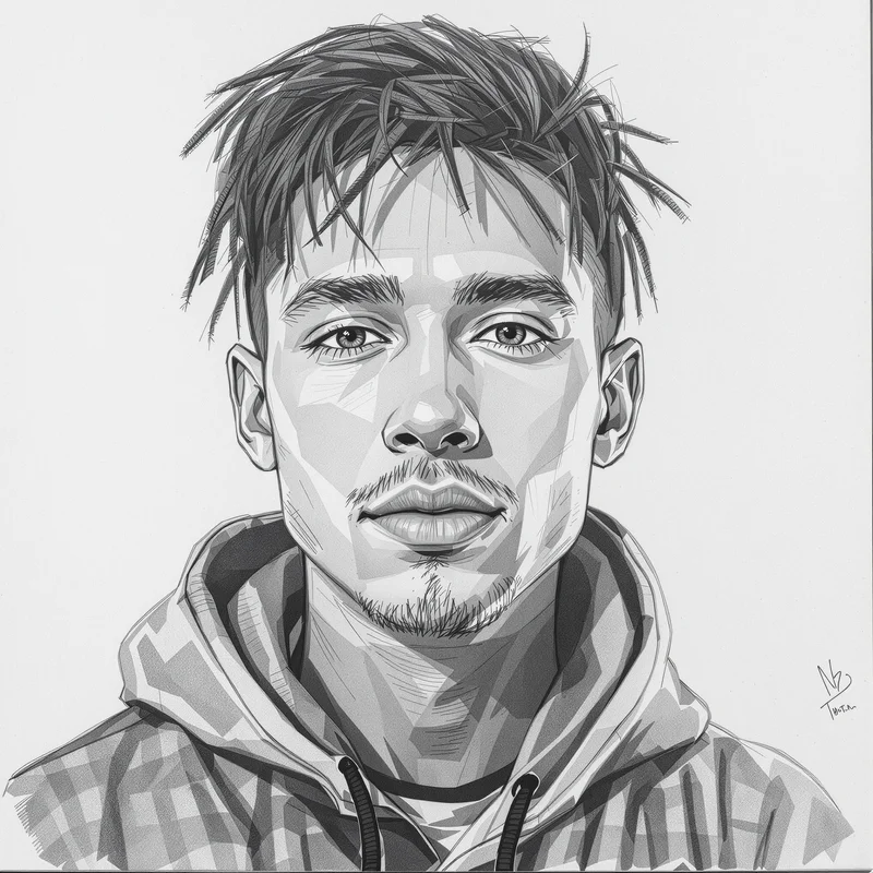 Sketch Carti display picture.