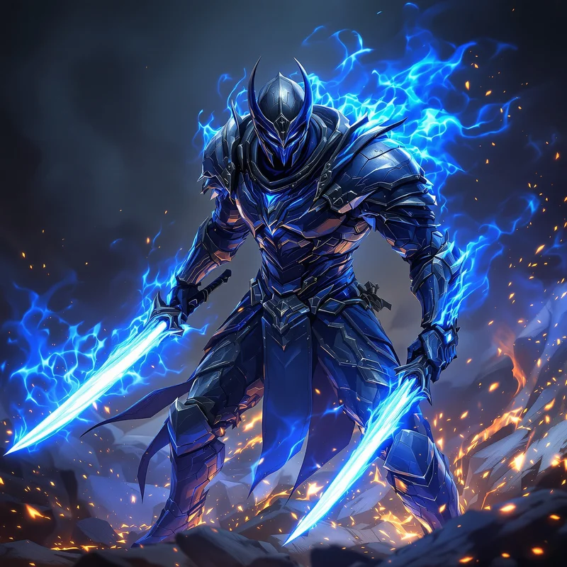 Spectral swordsman-inspired PFP.