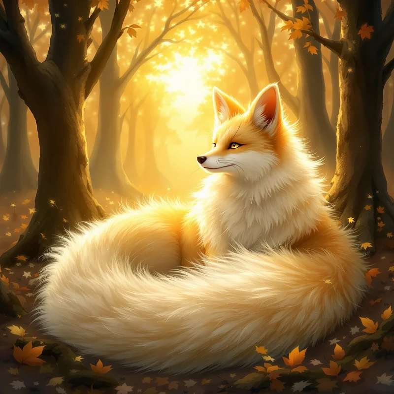 Cute magical fox-inspired PFP.