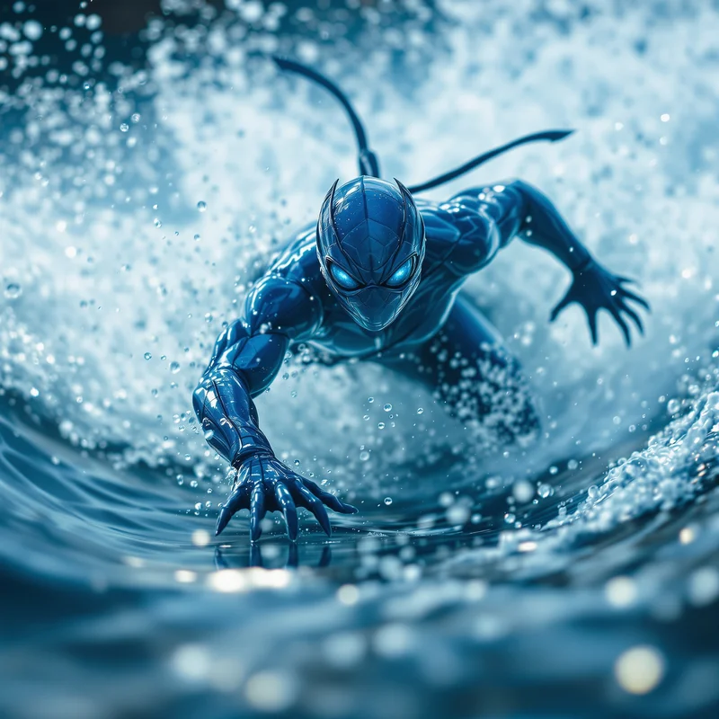 Ninja amphibian-inspired PFP.