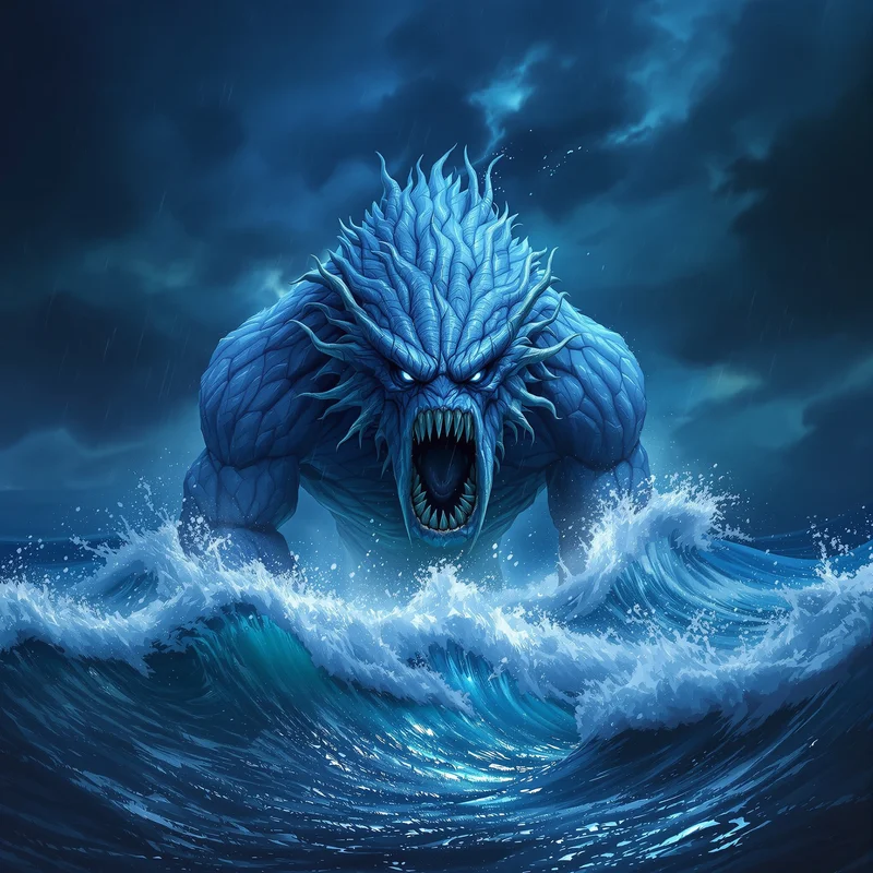 Ocean titan-inspired PFP.
