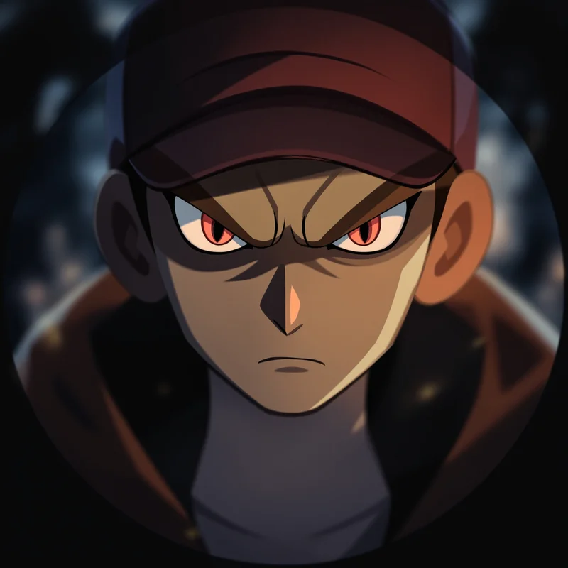 Pokemon avatar profile image with expressive face and recognition