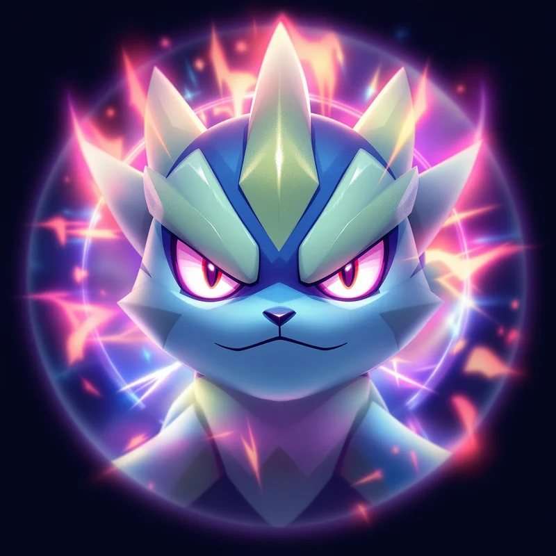 Pokemon PFP icon with anime style and expressive clarity