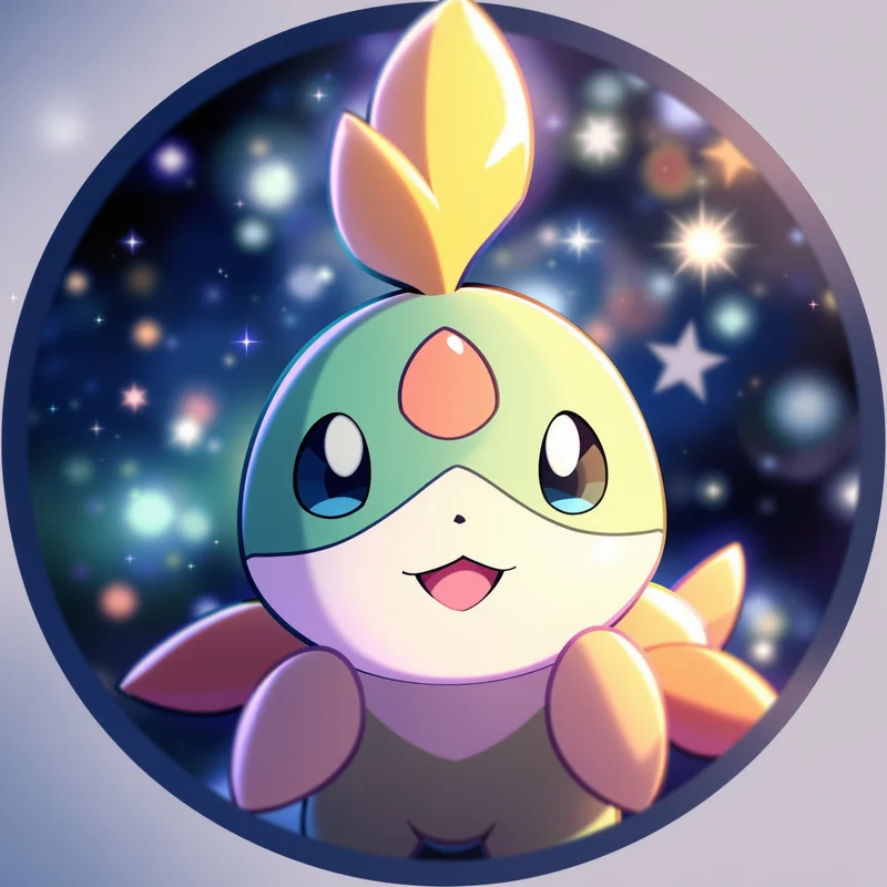Pokemon PFP icon with anime style and expressive clarity