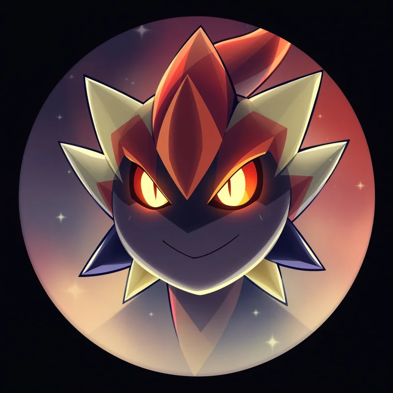 Pokemon PFP icon with anime style and expressive clarity