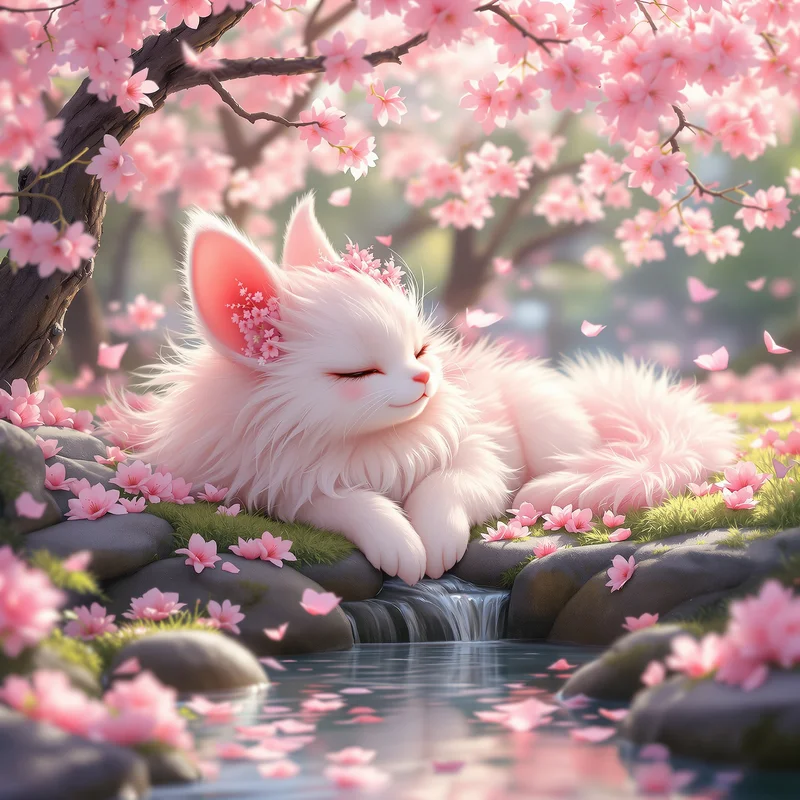 Sakura creature-inspired PFP.