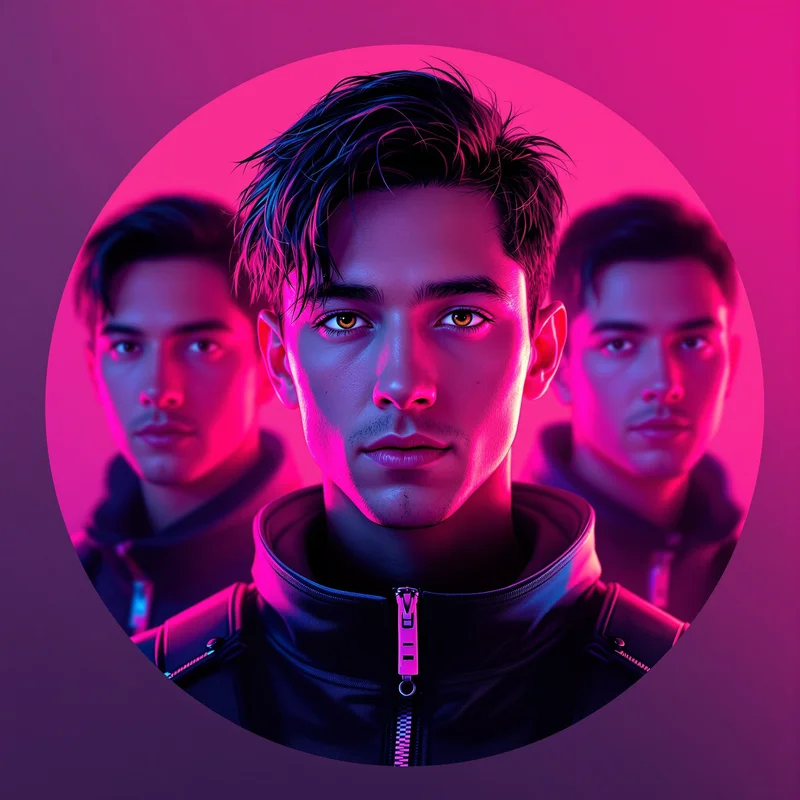 Power Rangers avatar profile image with color role clarity