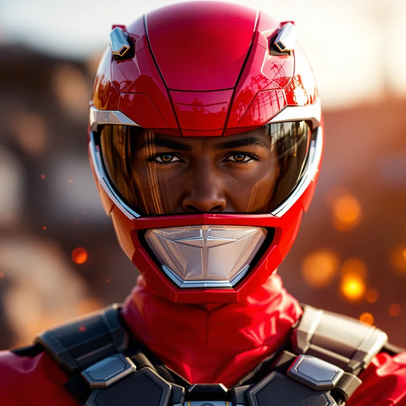 Power Rangers avatar profile image with color role clarity