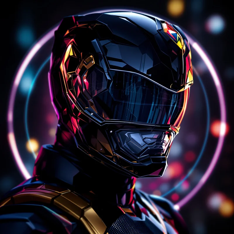 Power Rangers PFP with structured composition and identity focus