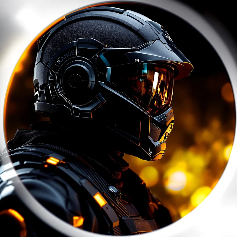 Power Rangers PFP with structured composition and identity focus