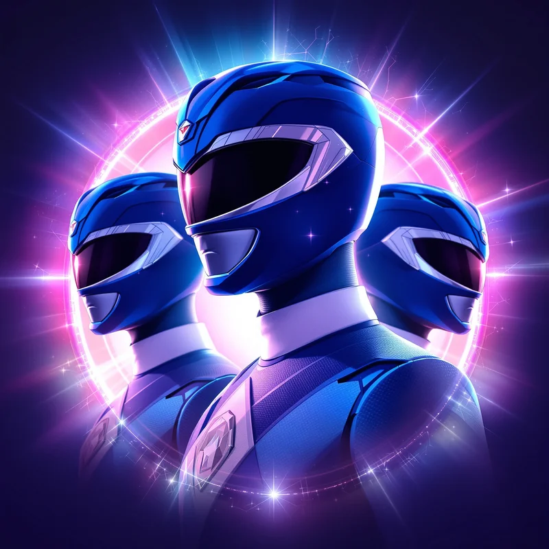 Power Rangers PFP avatar with team identity and strong readability