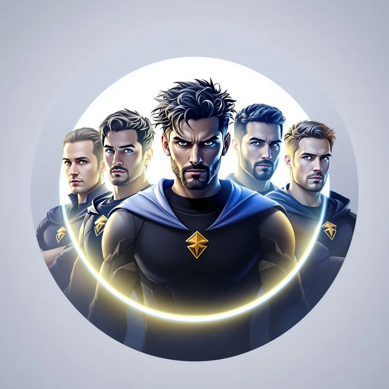 Power Rangers PFP avatar with team identity and strong readability