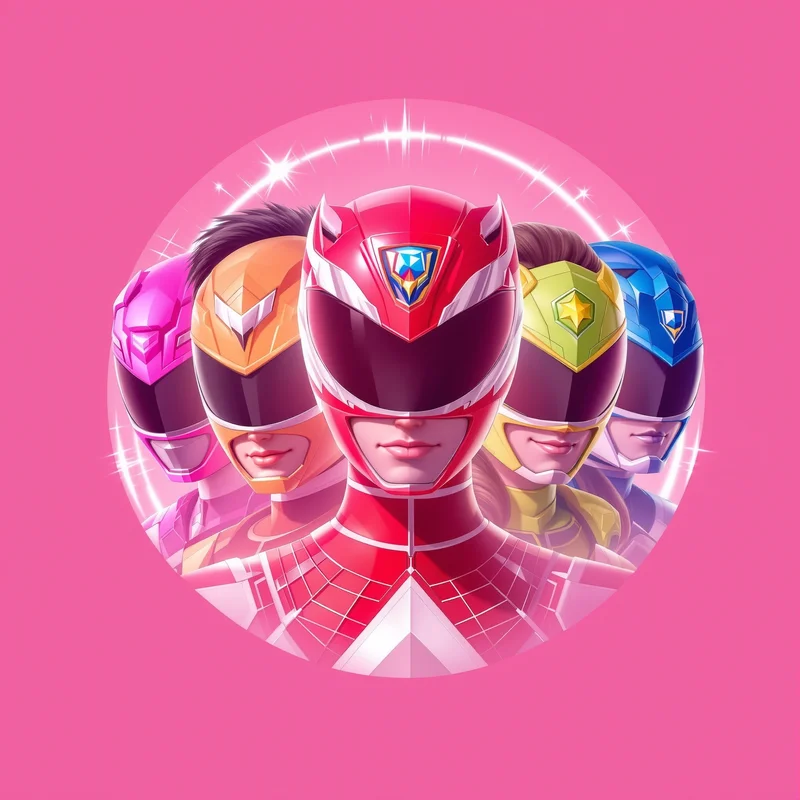 Power Rangers PFP avatar with team identity and strong readability