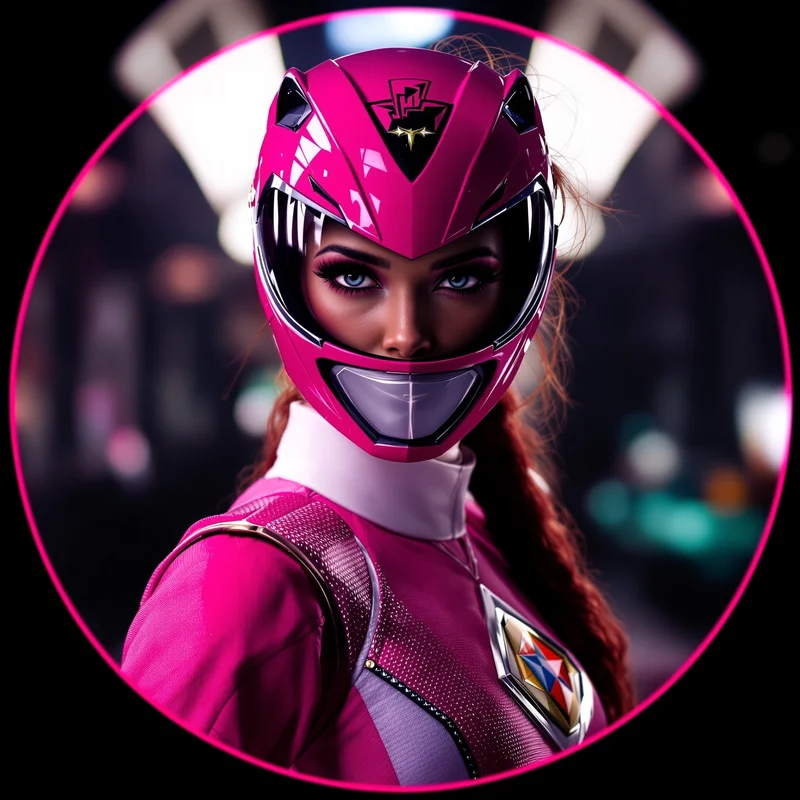 Power Rangers PFP with structured composition and identity focus