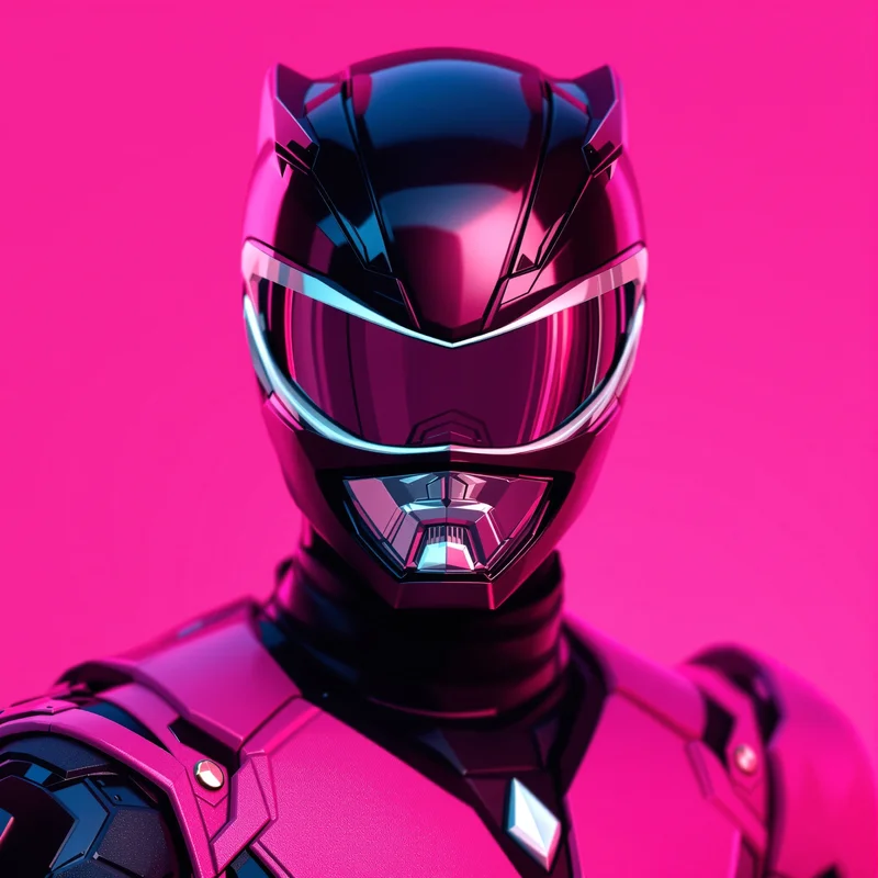 Power Rangers PFP with structured composition and identity focus