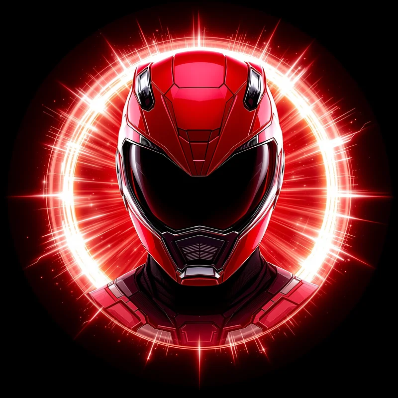 Power Rangers PFP with structured composition and identity focus