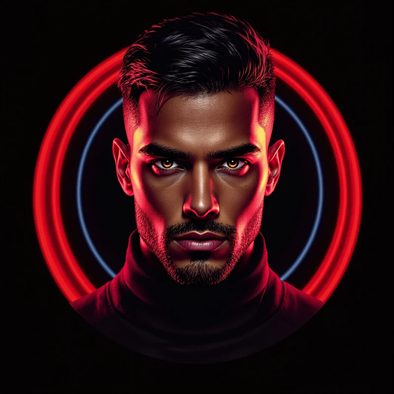 Power Rangers avatar profile image with color role clarity