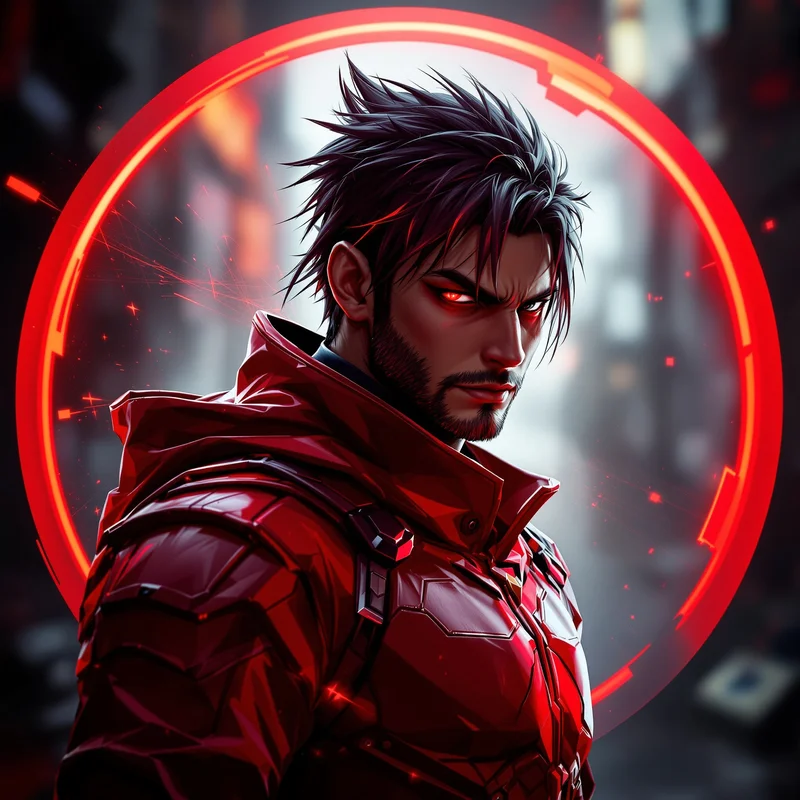 Power Rangers avatar portrait with heroic team personality