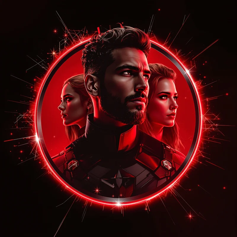 Power Rangers avatar portrait with heroic team personality