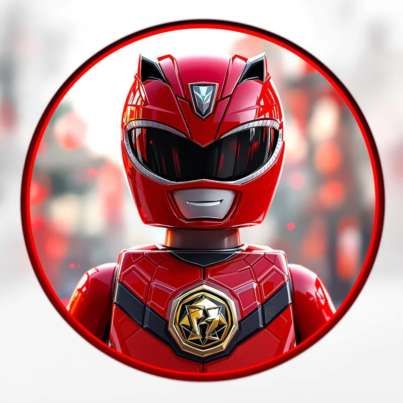 Power Rangers PFP avatar with team identity and strong readability