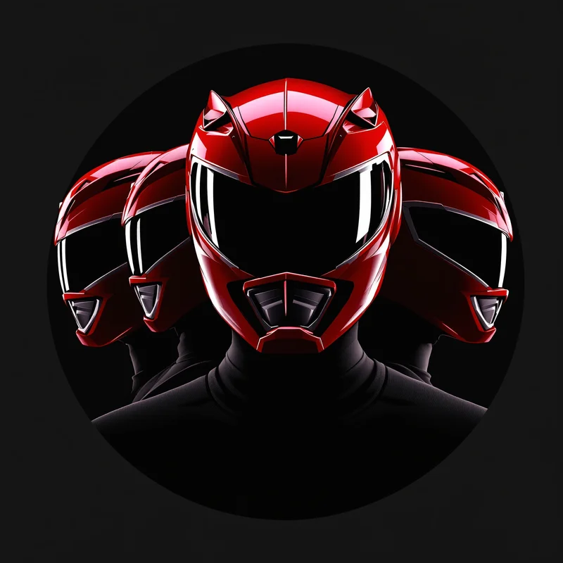 Power Rangers PFP avatar with team identity and strong readability