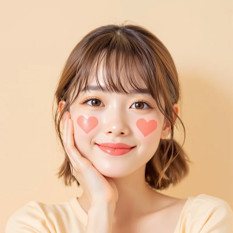 bright preppy profile picture with smiley icon elements for colorful PFP design