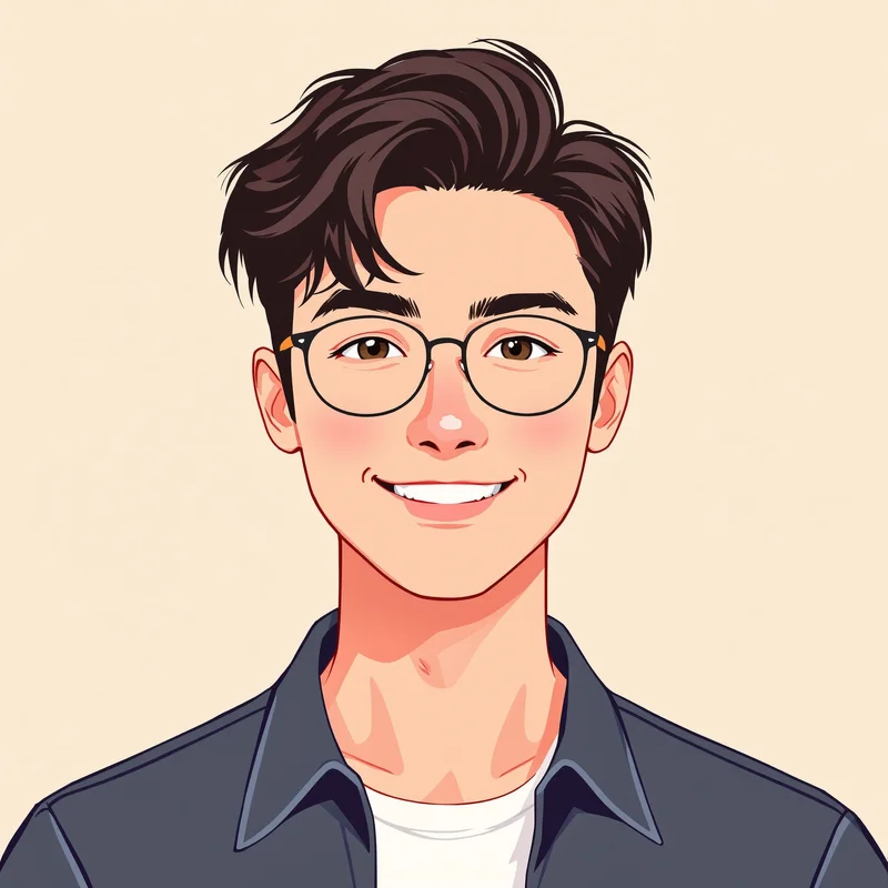 preppy PFP portrait with playful icon layout for avatar display