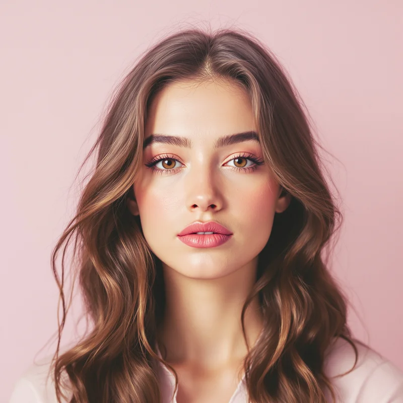 preppy anime avatar portrait with bright pastel contrast for messaging profile icon