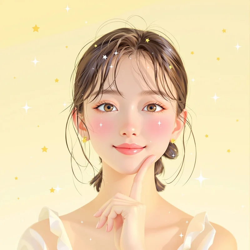 bright preppy profile picture with checker pattern details for bright profile icon use