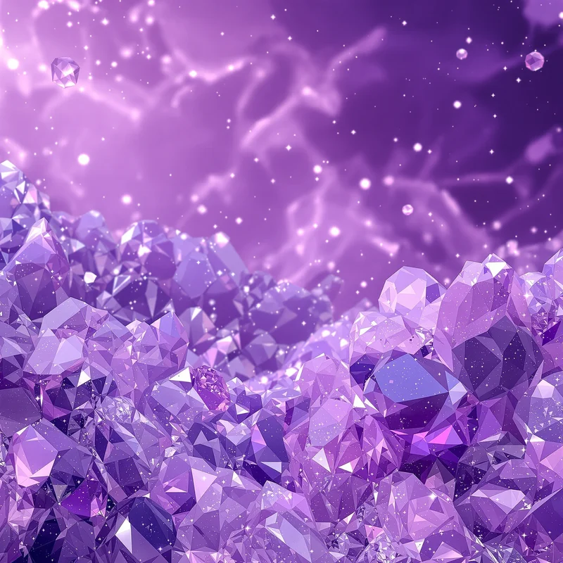 Crystal amethyst purple background