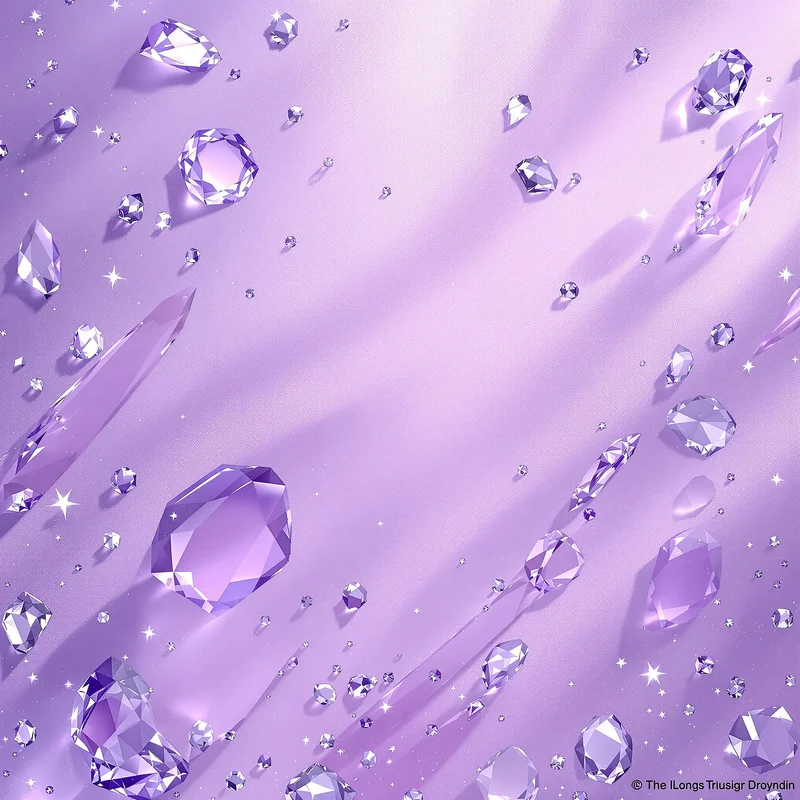 Crystal lavender purple background