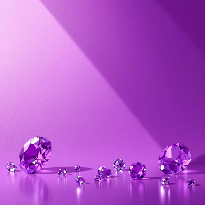 Crystal royal purple background